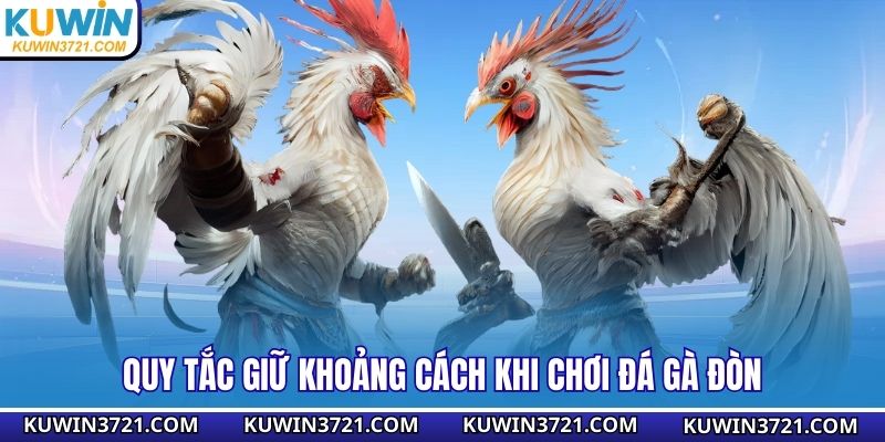 Quy tắc giữ khoảng cách khi chơi đá gà đòn